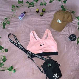 👑 silk blush sports bra 👑